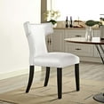 thumbnail image 4 of Curve Vinyl Dining ChairWhite, 4 of 4