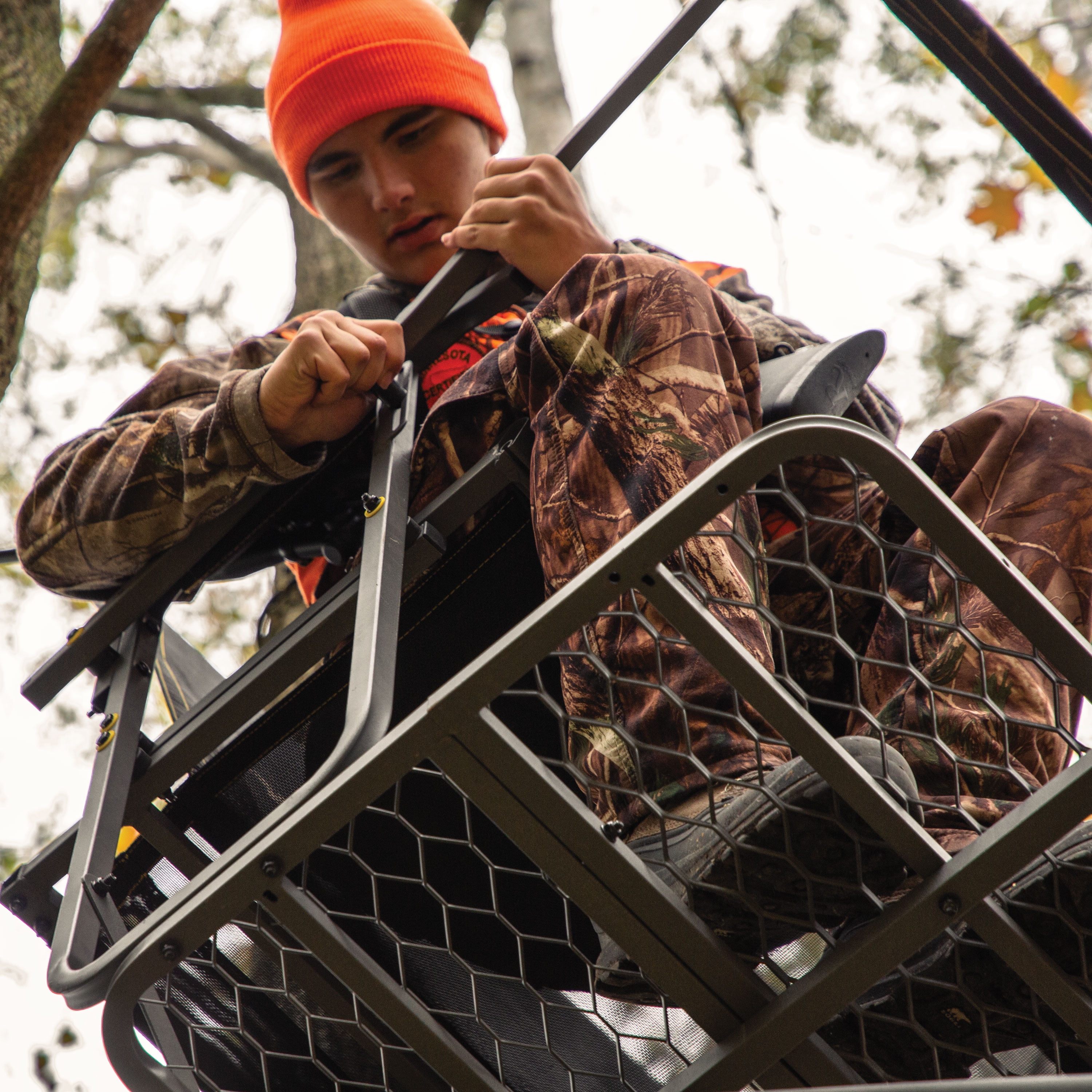 Rivers Edge® TwoPlex™ LS 2-Man Ladder Stand, 17'1” Height