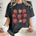 thumbnail image 1 of Offres de Vacances Mode Femme Été Col Rond Manches Tombantes Manches Courtes Imprimé Fruits, 1 of 5