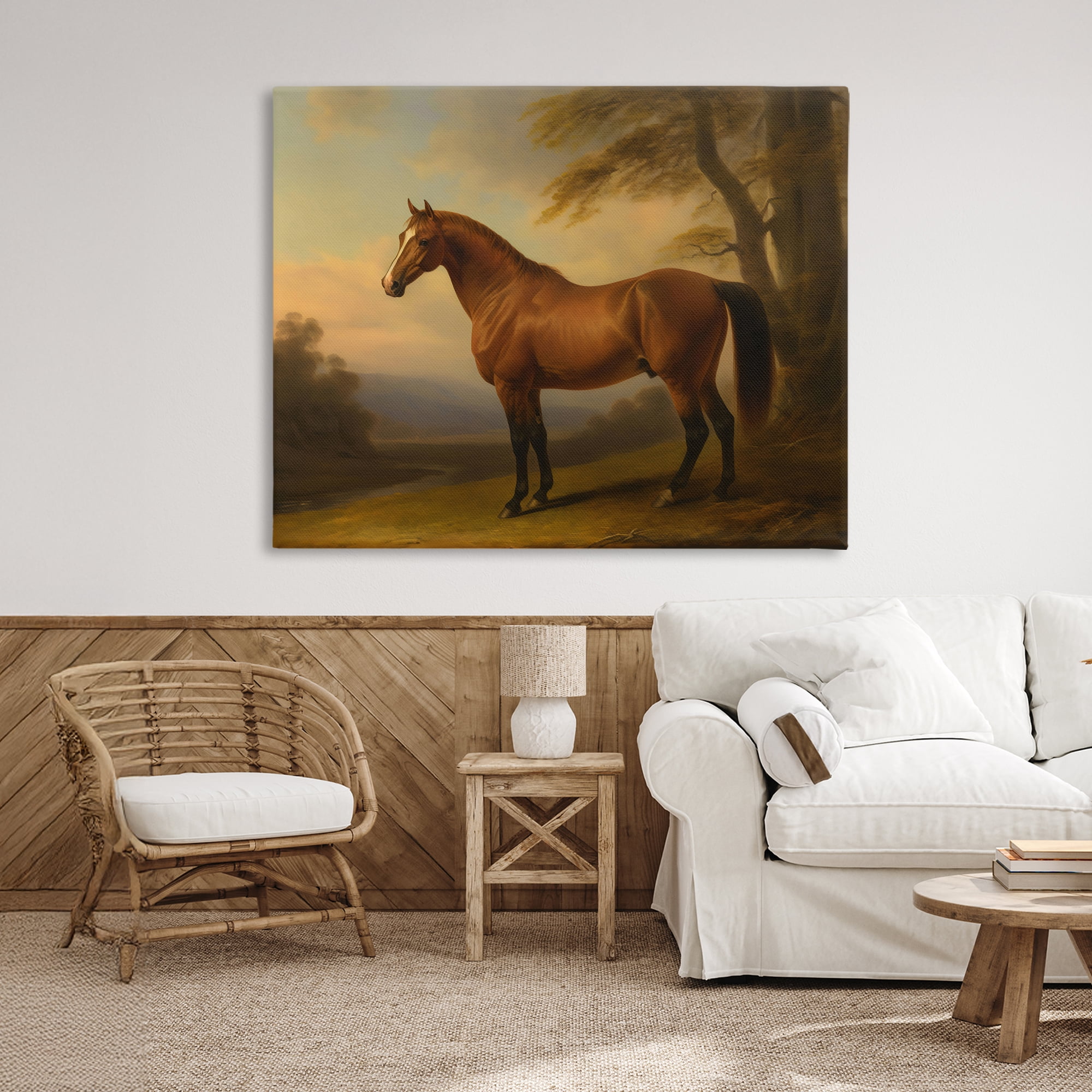Stupell Industries Vintage Chestnut Horse Canvas Wall Art, design by Creative Studio