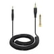 thumbnail image 2 of Cable de audio,Cable auxiliar en espiral de repuesto Adaptador de 6,35 mm,3 metros 9,84 pies Cable de audio M40X M20X,Accesorio para auriculares M30X M50X M60X M70X,Accesorios para auriculares, 2 of 6