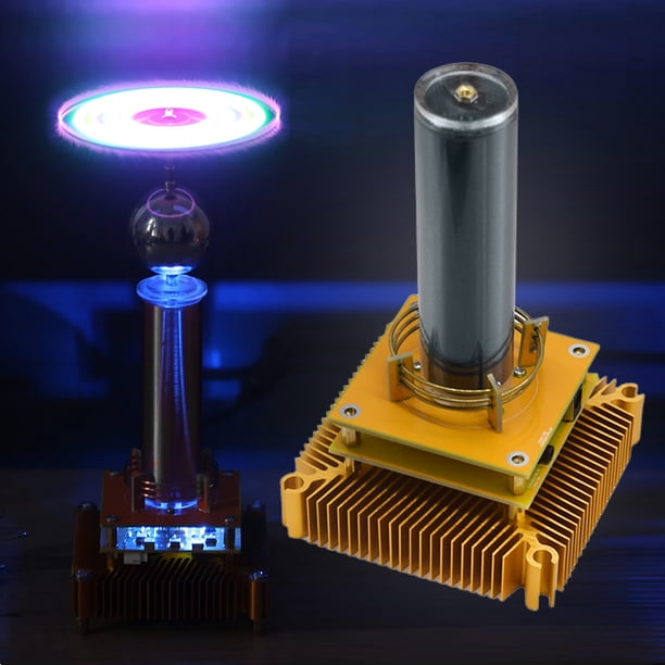 Kit de bricolaje de bobina Tesla de música DC8-32V Música Tesla Coil DIY Kit Iluminación inalámbrica Tesla Coil Arc Regalos perfectos Barbie Nuevos Originales