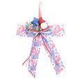 thumbnail image 1 of Shisuyan Bow Ornament Multi 1Pack 5.9x6in Cloth Decoration For Independence Day, 1 of 8