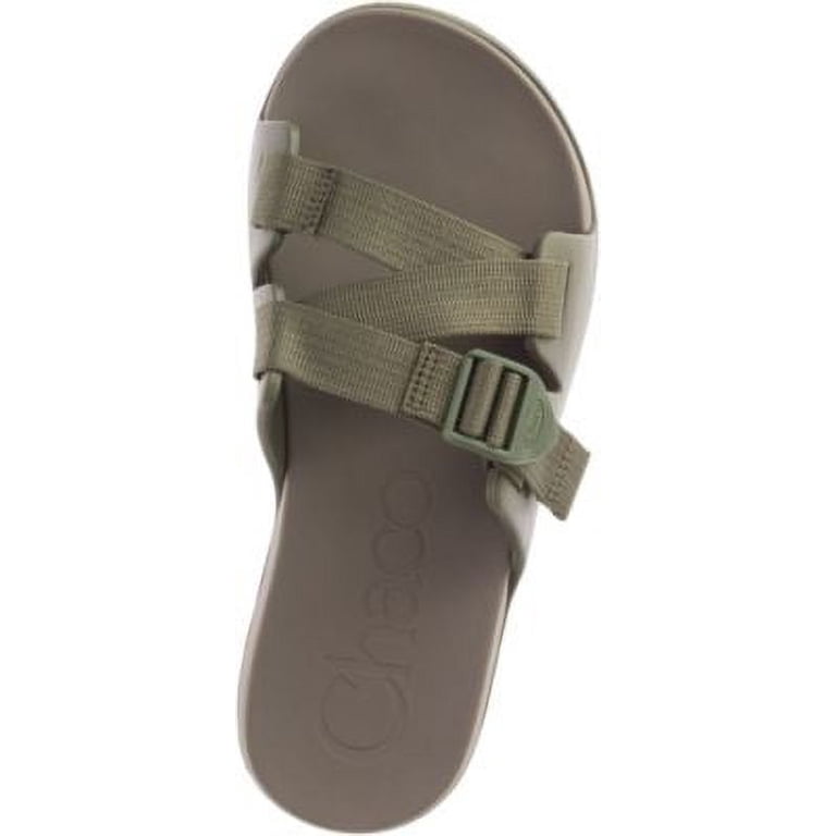 Chaco men’s Chillos slide fossil 12 sandal in olive Chaco Men main image 4