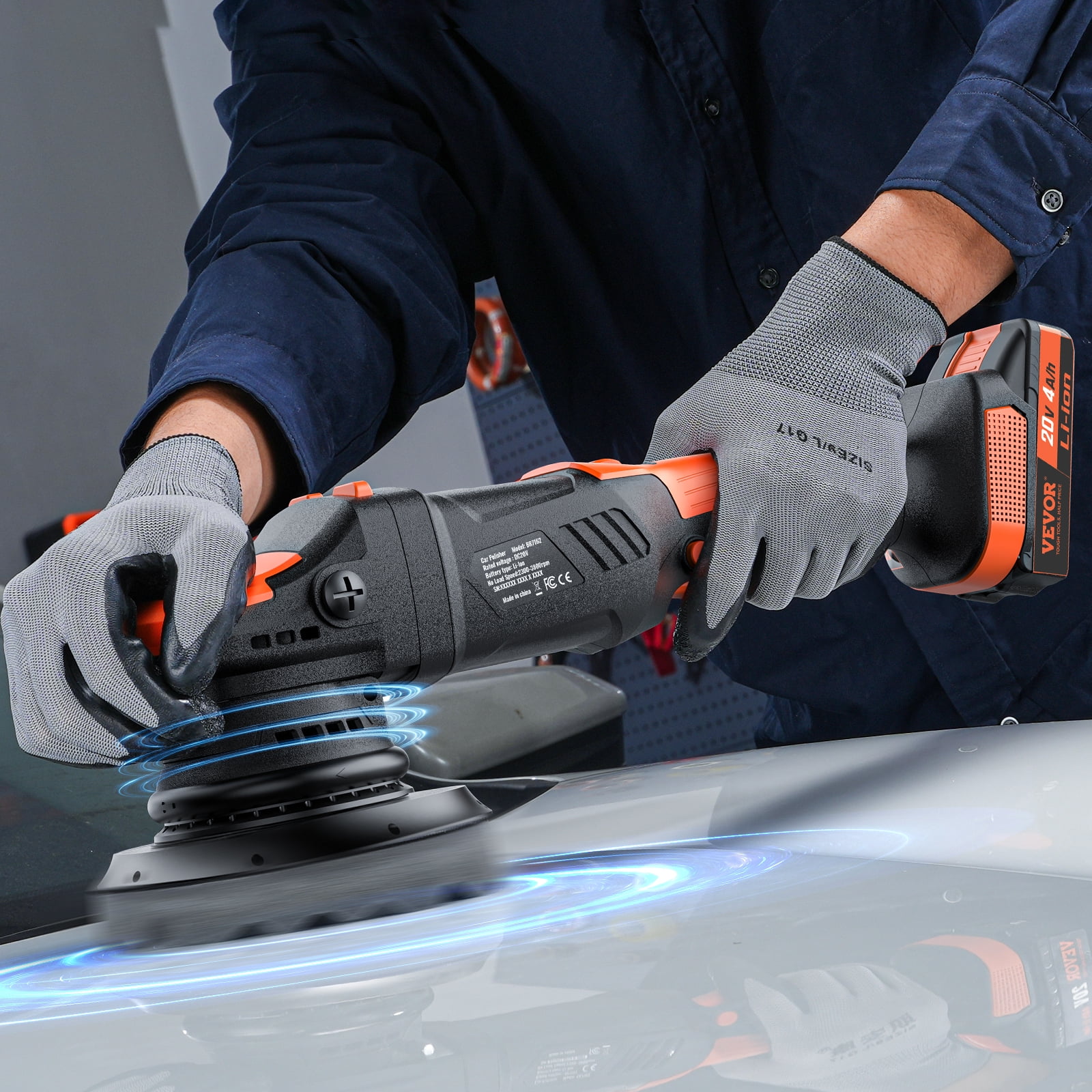 DeWalt 20V MAX XR 5 in. Brushless Hand Orbital Polisher Cordless Variable Speed Tool Only Walmart