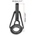 thumbnail image 2 of 2.4mm Stainless Steel Fishing Rod Tip Repair Kit Pole Ring Guide Replacement, Black 8 Pack, 2 of 5