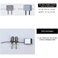 thumbnail image 3 of 4 String Bass Bridge String Locks Zinc Alloy Locking String Retainer Individual String Clamps for 4-String Headless Electric Bass Replacement Parts Black, 3 of 5