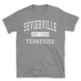thumbnail image 1 of Sevierville Tennessee Classic Established Men's Cotton T-Shirt, 1 of 1
