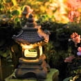thumbnail image 6 of 2024 Latrodar Solar Outdoor Lights,LED Night Light,Outdoor Pagoda Garden Statue, Solar Statue Garden Decoration, Outdoor Garden Lantern,LED Garden Lights with, 6 of 7