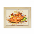 thumbnail image 1 of Thanksgiving Day Turkey Pattern Desktop Photo Frame Picture Art Decoration Painting 6x8 inch, 1 of 3