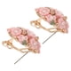 thumbnail image 3 of 1 par de pendientes de flores para mujer y niña, con forma de flor, modernos, 3 of 8