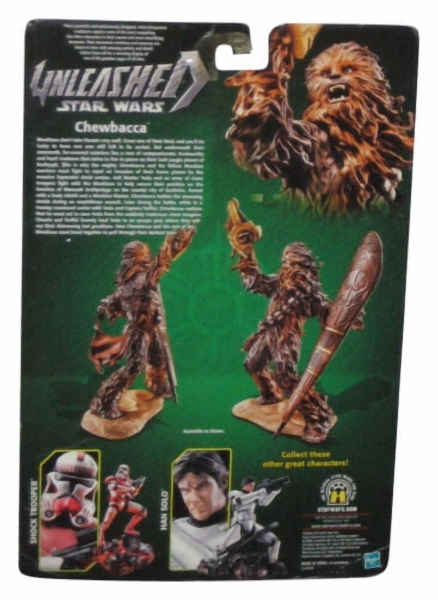 Star Wars Unleashed 9 Inch Figure Statue CHEWBACCA Hasbro 2005