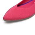 thumbnail image 6 of Zhabtuc Women's Knit Flats, Pointed Toe Breathable Knit Ballet Flats Shoes Hot Pink Size 9, 6 of 6