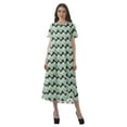 thumbnail image 1 of Moomaya Robes d'Été Imprimées pour Femmes à Manches Courtes en Coton Flex Robe de Soirée, 1 of 4