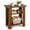 Rustci Brown, variant on ZEXVIDA Narrow Side Table, 3 Tier Rustic End Table for Living Room, Small Wood Nightstand with Storage Shelves, Slim Bedside Table for Bedroom, Couch, Small Spaces, 22.8" High,Farmhouse Style