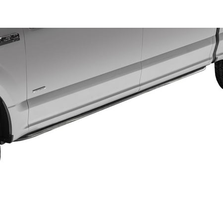 N-Fab by RealTruck RKR Rails for Ford F-150 | Cab Length, Tubular Steel, Textured Black | F154RKRCC | Fits 2015-2024 Ford F-150, 2022-2023 Lightning SuperCrew All Beds, SRW Gas