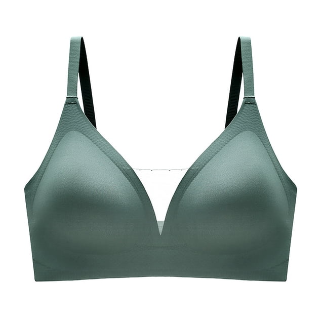 Timegard Seamless Bras for Women No Underwire Mesh Adjustable Strap Comfortable Everyday Thin Bras Support