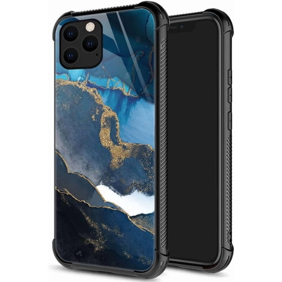 for iPhone 11 Pro Case, Military-Grade Protection, All-Around Shockproof Corners, Anti-Scratch Phone Case for iPhone 11 Pro, Blue Marble