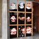 thumbnail image 4 of Paquete de 9 Pegatinas Navideñas para Ventanas | Pegatinas Navideñas Coloridas de Pvc | Decoraciones Navideñas Translúcidas Reutilizables para Centros Comerciales, Hogar, Oficina y Decoración de Temp, 4 of 6