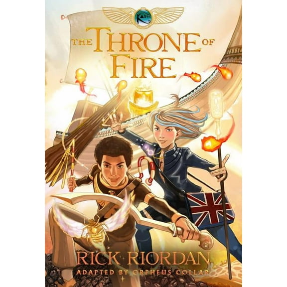Kane Chronicles #2 Throne of Fire (Graphic Novel)