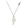 thumbnail image 1 of Lightning Bolt Charm Necklace with Gemstone, 1 of 6