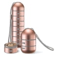 thumbnail image 1 of Metal Moisture Proof Weekly Pill Organizer, Stackable Aluminum Alloy Travel 7 Day 1 Pc, 1 of 3