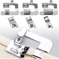 thumbnail image 1 of 6 Pieces Presser Foot Sewing Machine Hemming Foot Sewing 4/8 6/8 8/8in Rolled Hem Presser Foot 3/4/6mm Foot, 1 of 1