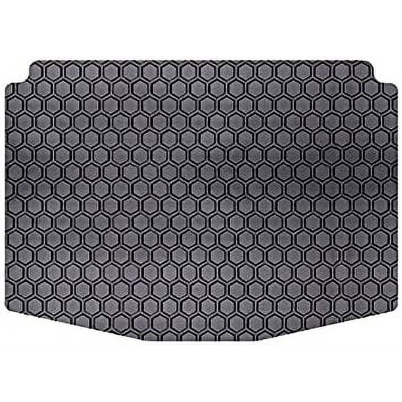 Intro-Tech HY-650-RT-B Hexomat Cargo Area Custom Fit Floor Mat for Select Hyundai Azera Sedan Models - Rubber-Like Compound, Large, Black