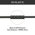 thumbnail image 3 of Shoelaces Replacement Round Laces for 350 V1/V2, 380, 500/500 HIGH, 700, 750, 950 Sneaker Shoes(Color:Grey&BlackCombo,Size:59Inch), 3 of 5