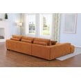 thumbnail image 6 of Canam L-shaped Upholstered Right Facing Chaise Sectional Sofa Caramel, 6 of 9