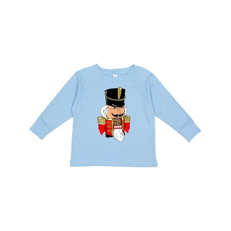 

Inktastic Christmas Nutcracker in Red Gift Toddler Boy or Toddler Girl Long Sleeve T-Shirt