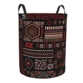 thumbnail image 2 of XMXT Collapsible Laundry Basket, African Tribal Style Graffiti Polyester Waterproof Laundry Hamper, 40L, 2 of 8
