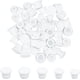 thumbnail image 1 of 50 tapones de silicona para salero y pimentero, de 5 tamaños, de 10 mm, 11 mm, 12 mm, 13 mm y 14 mm de diámetro, reutilizables, color blanco, redondos., 1 of 9