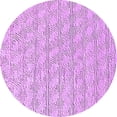 thumbnail image 1 of Ahgly Company Indoor Round Solid Purple Modern Area Rugs, 6' Round, 1 of 4