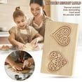 thumbnail image 2 of Wooden Christmas 3D Baking Molds - Carved Wooden Biscuit Cutter Cookie Mold for Thanksgiving Christmas Kitchen DIY Decorating Tool, 2 of 4