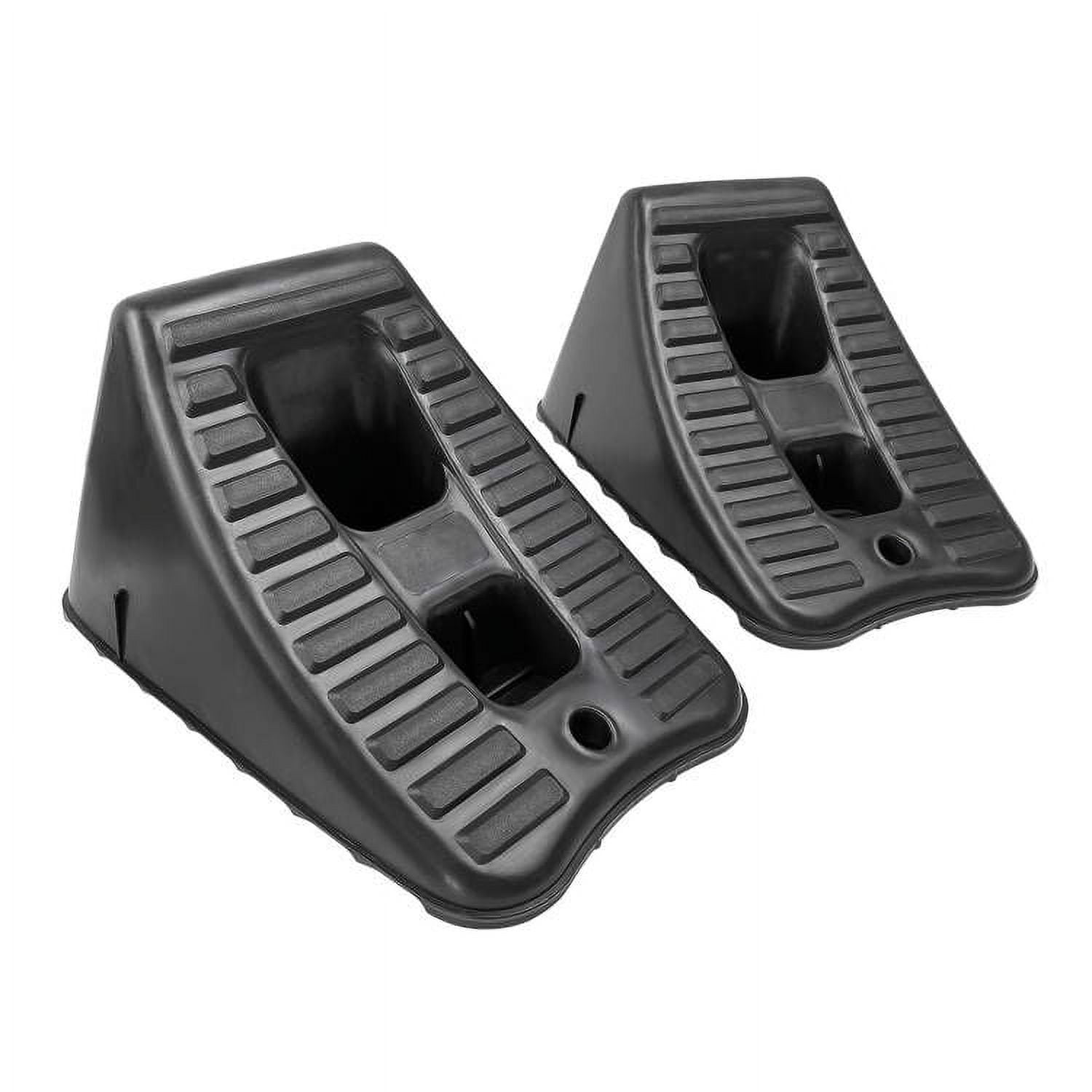 (2 pack) Hyper Tough Plastic Wheel Chock 2Pack