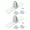 White, variant on 7829 Glass Fireplaces Screen Base Stands Replacement Fireplaces Screen Holder
