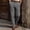 DARK GRAY, variant on Men's Pants Big and Tall 50x30 Solid Color Casual Business Commuting High Waist Slim Straight Leg Trousers