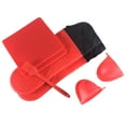 thumbnail image 1 of Generic Heat-Resistant Red Silicone Kitchen Set with Gloves, Mats, Brush & Clips - 7-Piece Baking Accessories for Safe Cooking, 1 of 6
