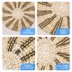 thumbnail image 2 of Cestas para Decoración de Pared Unique Bargains Conjunto de Decoración Bohemias de Pared de Paja Tejida Colgante 3 Piezas, 2 of 7