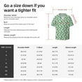 thumbnail image 5 of Goofa Dinosaurs on Roller Skater Printed Men's Casual Short-sleeved Shirt,Lightweight Breathable Button-down,Summer Casual men's top,Versatile Fashion shirt-4X-Large, 5 of 7