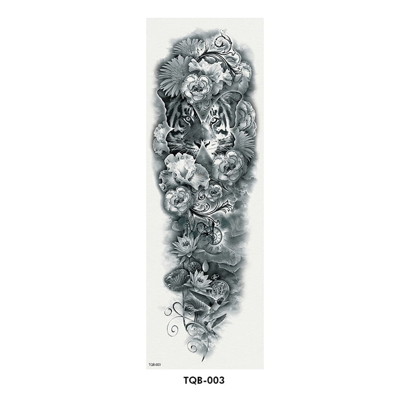 Buytra Women Men Waterproof 3d Arm Tattoo Temporary Tattoos Sticker Fake Tatoo Body Art Walmart Com Walmart Com