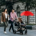 thumbnail image 6 of Ganfancp Umbrella Stroller, Adjustable Sun Shade Parasol, Foldable Travel Umbrella, Easy Clamp Attachment, Outdoor Protection, Pram Wheelchair Beach Use, Lightweight Design, 6 of 7