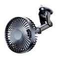 thumbnail image 2 of BotaniNest Portable Fan Suction Fan | Strong Suction Adjustable Windshield Fan Low Noise Telescopic 3 Speed Compact Air Circulator, 2 of 6