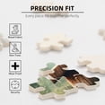 thumbnail image 6 of 1000 PCS Forests Raccoon Coffee Moment - 1000 Pcs Animal Jigsaw Puzzles,Challenging Brain Exercise,Ideal Choice For Family Leisure And Entertainment,Modern Style Animal Wooden Puzzle For Adults, 6 of 6