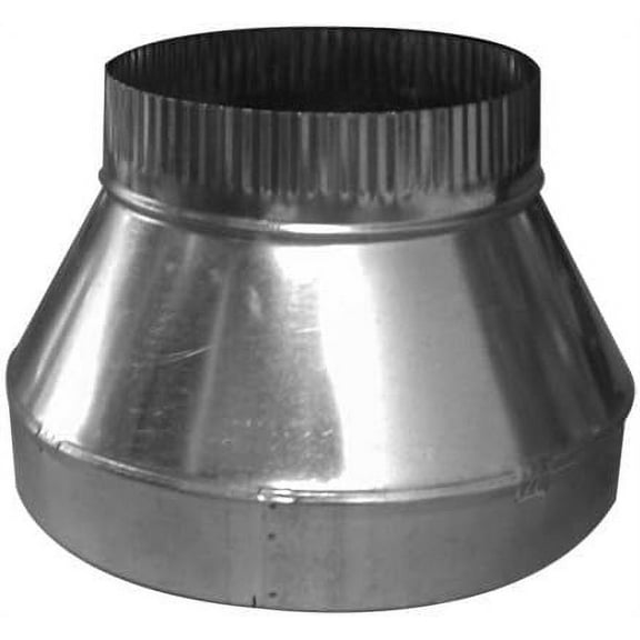 16" x 10" Duct Reducer, Single Wall Galvanized Metal Fitting HVAC
