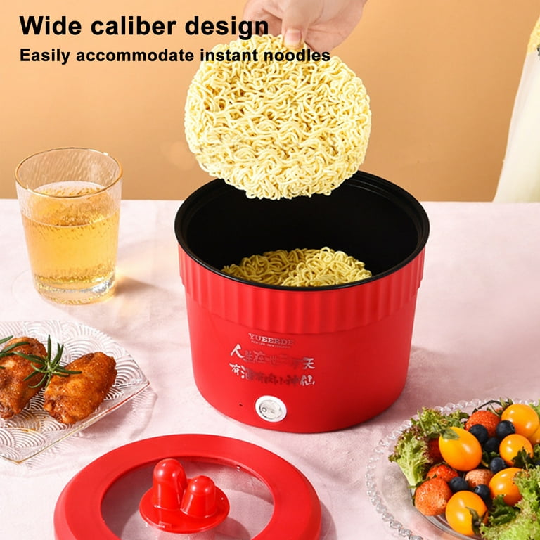 Mini Electric Electric Hot Pot, Portable Multi Functional Travel Cooker  Auto Power Off Rapid Heating Compact and Portable Anti Dry Burning for  Noodles