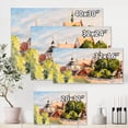thumbnail image 4 of Designart ' View of Old Polish City Buildings In Nature ' Traditional Canvas Wall Art Print, 4 of 4
