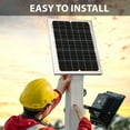 thumbnail image 3 of 10 Watt 12 Volt, High Efficiency Monocrystalline Solar Panel With Solar Connectors for RV, Marine, Rooftop Farm, Home and Many Other Off-Grid Applications and More.., 3 of 13
