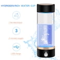 thumbnail image 2 of TFixol 420ml Portable Hydrogen-Rich Water Generator Bottle Rechargeable Hydrogen Water Bottle Glass Cup, 2 of 6